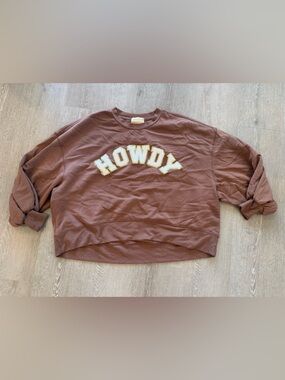 Judith March Howdy Oversized Sweatshirt